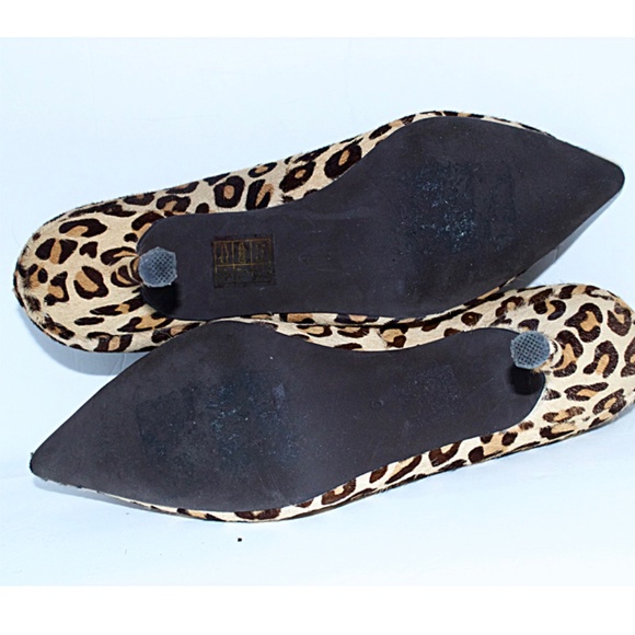 Jeffrey Campbell calf hair leopard kitten heels Sz 6 - Picture 6 of 6